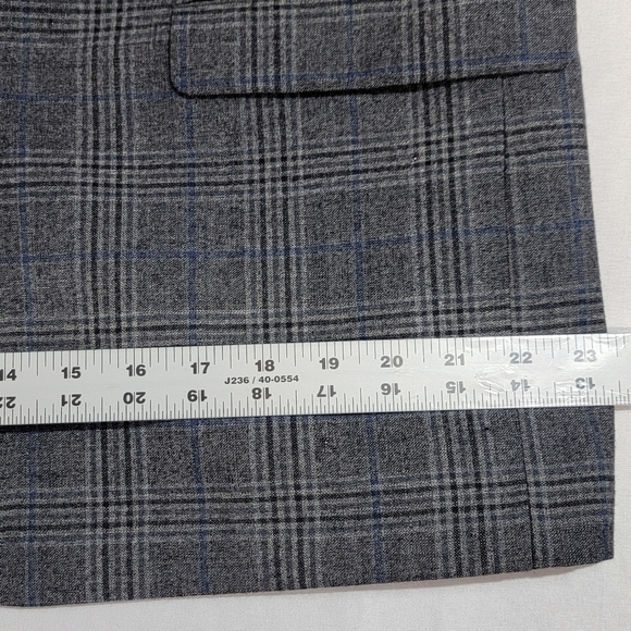 Lauren Ralph Lauren Men's Wool Blend Gray 2 Button Blazer Sportcoat 46R - Picture 14 of 14